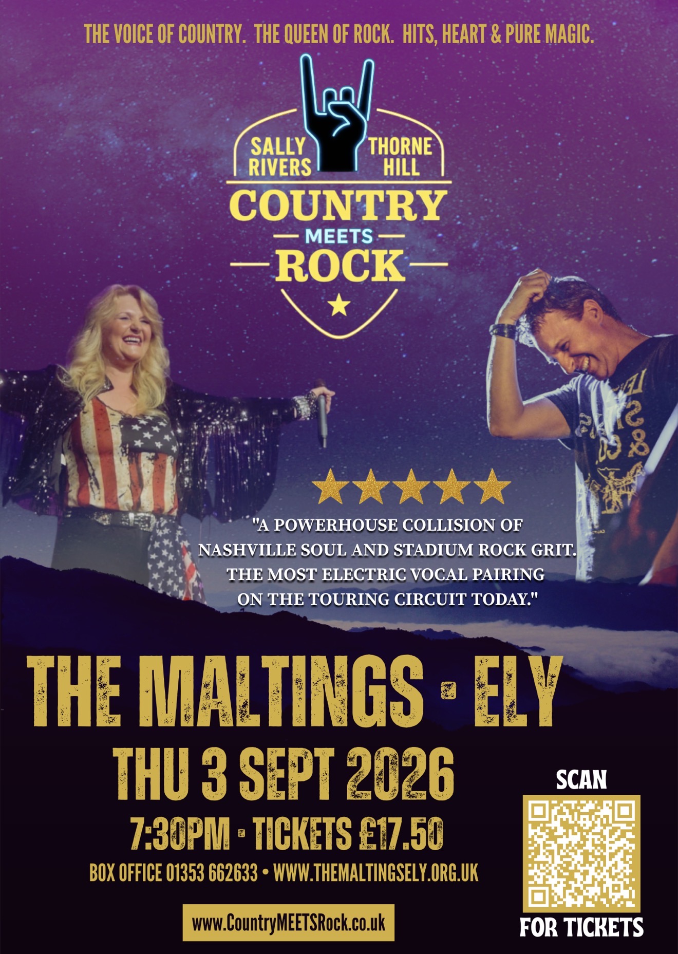 Country Meets Rock starring Thorne Hill & Sally Rivers