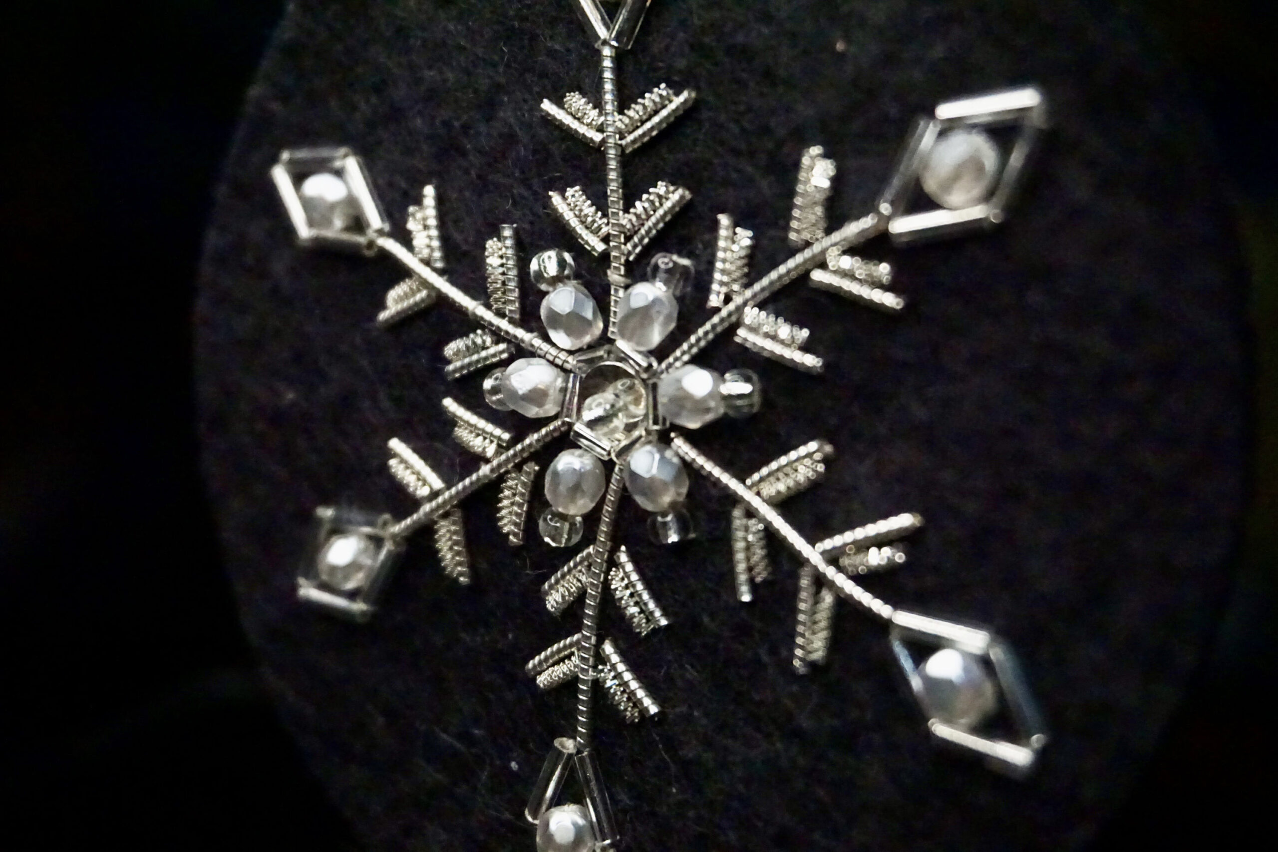 Christmas Craft Evening – Silver Embroidery Snowflakes